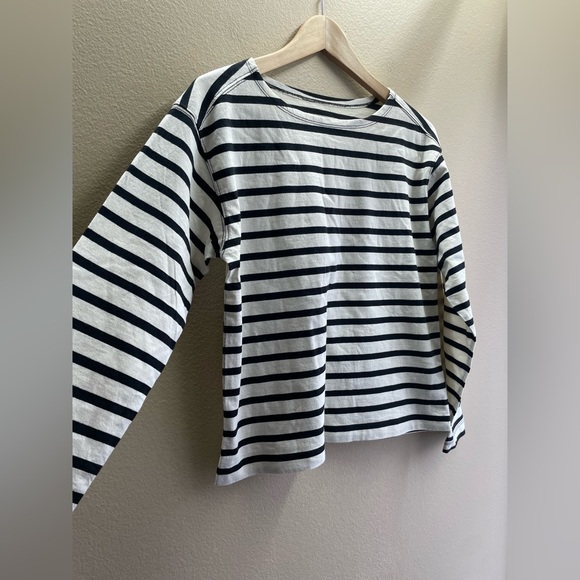 New Everlane The Mariner Tee Striped Shirt Women Size XS - Picture 9 of 16